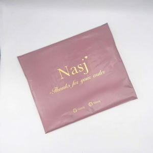 Custom pink <b>Polybag</b> Small Express Delivery Bag Biodegradable Polymail Shipping Bag with logo - Product Image 4