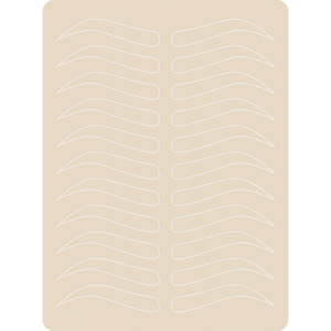 Custom Pattern Microblading Eyebrow <b>Practice</b> Skin Private Label PMU Brow Academy Training <b>Pad</b> - Product Image 5