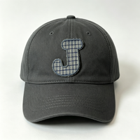 Patchs brodés en tissu écossais avec lettres de l'alphabet A à Z, thermocollants ou à coudre, pour vestes, chapeaux, vêtements, DIY