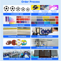 Balón de Fútbol Cosido a Máquina Personalizado Más Popular, Tamaño 5, Profesional, PVC de 2.0 mm, Duradero, CJ Sports, 260-280 g, 670-690 mm