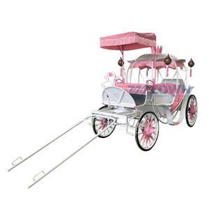 Calèche royale électrique pour mariage, véhicule de type citrouille de Cendrillon, calèche de chevaux pour visites touristiques - Product Image 5