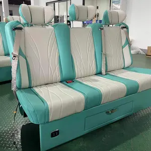 Kursi belakang HiAce VIP kustomisasi Aero kursi Aero kulit mewah kualitas tinggi