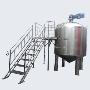 Réservoir de mélange en acier inoxydable de 1000 L, mélangeur de crème alimentaire, liquide, produits chimiques - Product Image 1