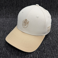 Gorras de Béisbol de Algodón con Logotipo Bordado Personalizado, Diseño Deportivo de Dos Tonos con Lazos/Estampado Argyle de 6 Paneles, Impresión Puff, Venta Caliente