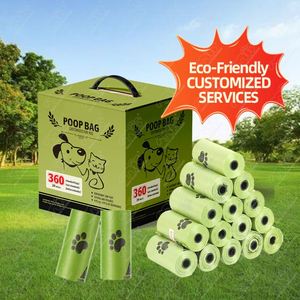 Sacs à déjections canines jetables, écologiques, compostables et portables en gros - Product Image 1