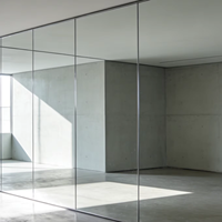 Miroir de studio de danse commercial - Miroir mural surdimensionné en verre trempé incassable, installation facile