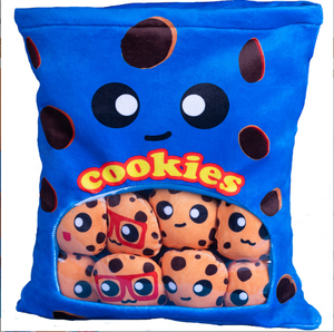 Plüschtiere Puppe eine Tasche mit Keks spielzeug Gefüllte weiche Snack Kissen Plüsch leckeres Essen Spielzeug - Product Image 3