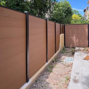 Il <span class=keywords><strong>Set</strong></span> di recinzioni per Privacy WPC include assi di posta e Kit completo di Gate per una facile installazione del cortile e della sicurezza - Product Image 5