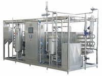 Pasteurisateur tubulaire automatique pour lait 1000 l/h, machine de pasteurisation automatique 800 1000 litres, stérilisateur tubulaire UHT 1000 l/h à vendre