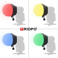 TRIOPO TR-07 MagDome Filtre de couleur Réflecteur Diffuseur nid d'abeille Boule Accessoires photo Kits pour remplacement de flash GODOX YONGNUO