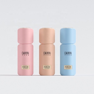 Flacons <span class=keywords><strong>de</strong></span> parfum cylindriques uniques et personnalisés 30ml 50ml 100ml en <span class=keywords><strong>verre</strong></span> <span class=keywords><strong>de</strong></span> luxe à sertir avec couleurs vibrantes et logo personnalisé - Product Image 3