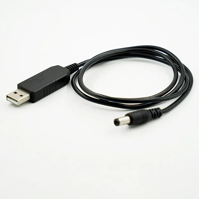 USB Cable Boost Line DC 5V To DC 12V / 9V Step Up Module USB Converter Adapter Cable 2.1X5.5Mm Plug for WIFI Router