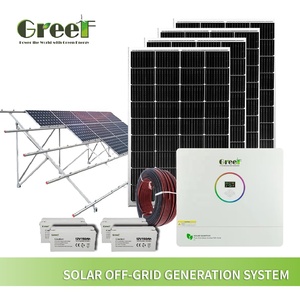 Système solaire hors réseau de 5 kW 10 kW, système de stockage d'énergie solaire à batterie pour usage domestique - Product Image 2