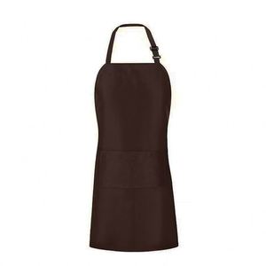 Wsy547 Custom Logo Black Restaurant Polyester Cotton Bib Grill Bbq <b>Waterproof</b> Cooking Chef Kitchen <b>Apron</b> for Women Men - Product Image 1