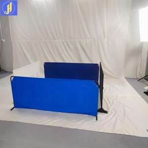 Ligero portátil tenis de mesa/bloqueador de Pickleball con estante de metal y Tela-Tapón de barrera deportiva para juegos de interior - Product Image 1