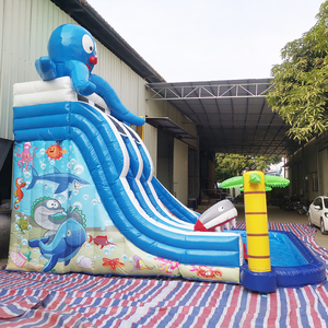 Thương mại công viên nước Inflatable thư bị trả lại bạch tuộc trả lại hồ bơi trượt nước thư bị trả lại trượt với hồ bơi - Product Image 5
