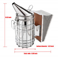 Outils de ruche manuel en acier inoxydable pour les abeilles, instruments pour la ruche