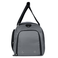 Sac de voyage de week-end en cuir PU noir style crocodile, motif géométrique personnalisé, pour homme, idéal pour les activités de plein air