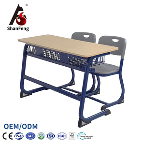 Meubles de bibliothèque pour enfants, postes de travail en forme de C, double place, en acier/<span class=keywords><strong>MDF</strong></span>, durables et confortables, pour les garderies et les écoles modernes. - Product Image 1