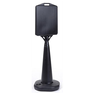 Área de señalización que mide 13 "W por 15" H Soporte de póster de cono de base de agua para exteriores - Product Image 3