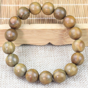 South American Green Sandalwood <b>Bracelet</b> 12Mm <b>Ball</b> Shape Ethnic Style Unisex Jewelry Gift For Men And Women - Product Image 2