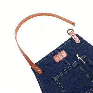 Durable Heavy-Duty <b>Garden</b> and Kitchen Tool <b>Apron</b> Multi-Functional Canvas Work <b>Apron</b> with Pockets Fabric Design - Product Image 5