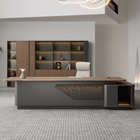 Grand bureau modulaire moderne haut de gamme pour petit espace, idéal pour hôpital et usage domestique, bureau de superviseur individuel avec tiroirs de rangement