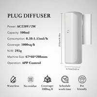 Diffuseur d'arômes mural à faible bruit, contrôlable par application, pour petites surfaces, diffuseur d'huiles parfumées électrique sans fil pour la maison, en promotion