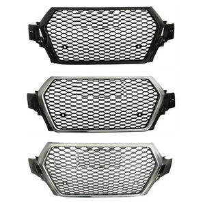 Pour <span class=keywords><strong>Audi</strong></span> Q7 RSQ7 Tuning automobile Grille de calandre avant Style <span class=keywords><strong>RS</strong></span> Grille de calandre ABS Plastique 2016-2019 Direct usine - Product Image 1