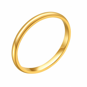 Women's Tungsten Steel <b>Ring</b> Gold <b>Silver</b> Black Geometric Fashion Jewelry Gift - Product Image 2