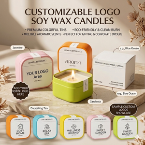 Velas Aromáticas Desodorantes para Meditación, Velas Orgánicas de Jazmín para el Cuidado Personal, Hechas a Mano, Mini Decoración para el Hogar y Regalos para Días Festivos - Product Image 1