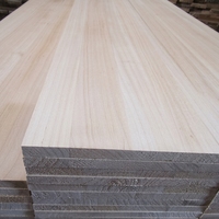 Panneau de Paulownia collé sur le bords 18mm 22mm 20mm, bois massif jointé, bois léger pour cercueil en Paulownia