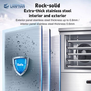 Thương mại-45 độ phòng lạnh nhanh chóng Vụ Nổ Máy làm lạnh Tủ đông máy nhỏ 130 lít năm Khay thép không gỉ 600x400 - Product Image 3