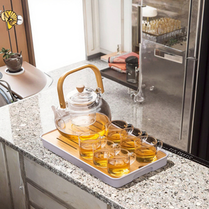 Premium On-the-go Shatterproof Glass Travel <b>Tea</b> Set for Coffee & <b>Tea</b> Enthusiasts - Product Image 3