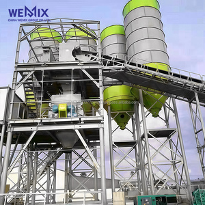 Planta dosificadora de hormigón HZS120 Planta dosificadora de hormigón estacionaria Planta de hormigón de mezcla lista Mezcladora de hormigón alimentada por Correa - Product Image 1