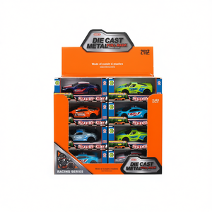 Coche de Juguete de Metal Fundido a Presión, Superdeportivo, Escala 1:43, Serie de Carreras, con Caja de Exhibición - Product Image 2