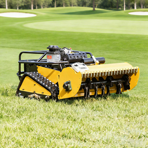 Falciatrice a flagelli cingolata per la gestione dei campi, con altezza di taglio regolabile, doppio motore brushless e telecomando - Product Image 1