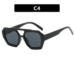 Gafas de Sol Irregulares de Doble Puente, Estilo Europeo y Americano, Inspiradas en Influencers de Instagram, Gafas de Sol Distintivas - Product Image 6