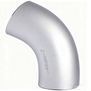 ข้อต่อท่อเหล็กสแตนเลสแรงดันสูง ASME B16.9 304L 316L ข้องอ 90 องศา แบบยาว ข้อต่อเชื่อมผิวเรียบสำหรับท่อส่ง - Product Image 3