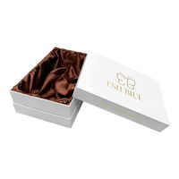 Boîte cadeau de luxe personnalisée pour épaule et cou, boîte d'emballage rigide pour soins de la peau avec couvercle et base, boîte en deux parties, haut et bas, pour coffret beauté