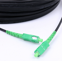 Kabel Serat Optik Outdoor 3M-1000M SC/APC-SC/APC FTTH Single Mode Fiber Optic Patch Cord 1 Core 2 Kawat Baja 3 Kawat Baja