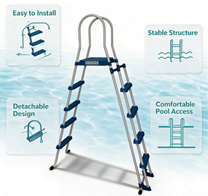 <span class=keywords><strong>Escalier</strong></span> multi-étages avec marches amovibles, adapté aux piscines <span class=keywords><strong>hors</strong></span> <span class=keywords><strong>sol</strong></span> - Product Image 3