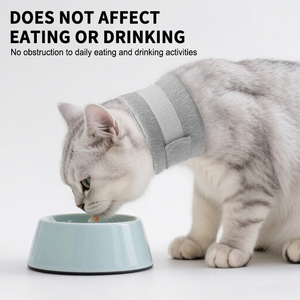 HIPHOPPET venta al por mayor transpirable ajustable esponja perro cuello soporte Anti lamer y Anti mordedura protección cuello <span class=keywords><strong>Collar</strong></span> accesorios para mascotas - Product Image 5