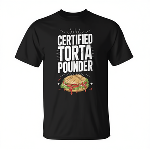 T-shirt Certificata Latino Torta Pounder per Uomo e Donna - Abbigliamento Promozionale - Product Image 2