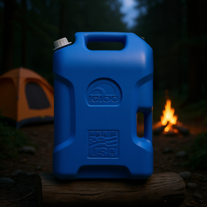 Contenedor de agua azul Igloo de 6 galones para equipo de supervivencia en campamentos - Product Image 2