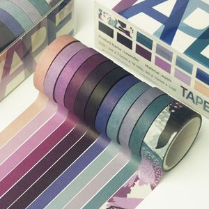 Cinta Washi para Decoración de Diarios, 7.5mm X 3m, Color Sólido, para Manualidades y Scrapbooking - Product Image 2