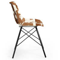 Chaise d'accueil en cuir Heron de qualité supérieure avec structure en métal noir thermolaqué, mobilier de salle d'attente de bureau