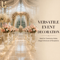 Support de Présentation Géant de Luxe en Métal Doré pour Boules Florales, Vase Centre de Table pour Mariages, Événements et Décorations de Fêtes