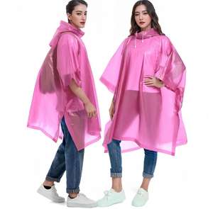 160g Non Jetable EVA Pluie <span class=keywords><strong>Cape</strong></span> Imprimé Logo Conception Long Semi Transparent Étanche Poncho pour <span class=keywords><strong>Vélo</strong></span> et Extérieur - Product Image 6