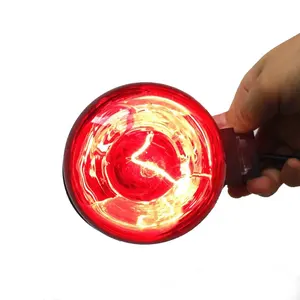赤いガラスE27E26R95赤外線熱光ランプ電球75W150W100W赤外線理学療法加熱ランプ